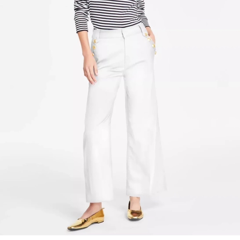 Nautica Jeans
Nautica Women's Solid Wide-Leg Sailor Pants